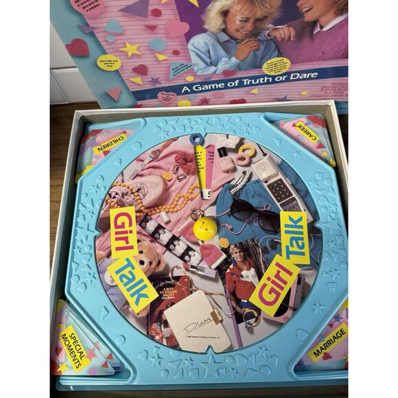 GIRL TALK Truth or Dare Board Game 100% COMPLETE w/ ZITS First Edition 1988 EUC - Picture 6 of 6